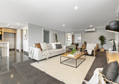 Modern open plan lounge